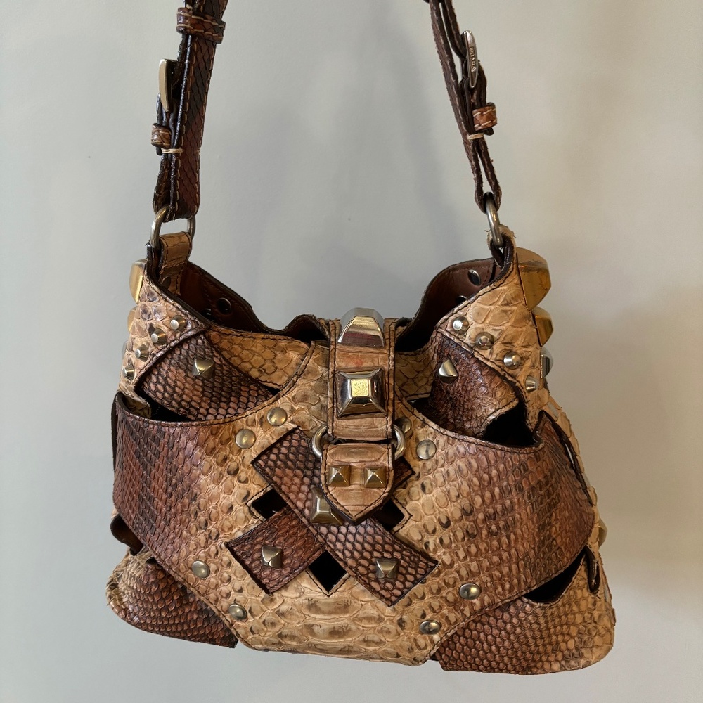 PRADA limited edition real snakeskin bag